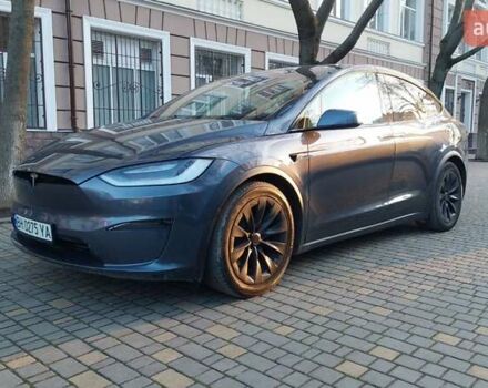 Серый Тесла Модель Х, объемом двигателя 0 л и пробегом 5 тыс. км за 52999 $, фото 10 на Automoto.ua