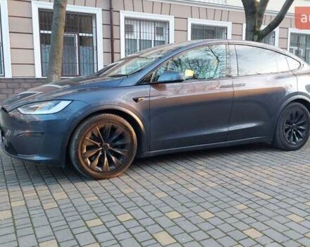 Серый Тесла Модель Х, объемом двигателя 0 л и пробегом 5 тыс. км за 52999 $, фото 11 на Automoto.ua