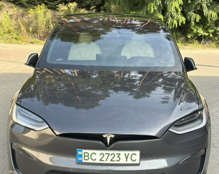 Серый Тесла Модель Х, объемом двигателя 0 л и пробегом 27 тыс. км за 47500 $, фото 18 на Automoto.ua