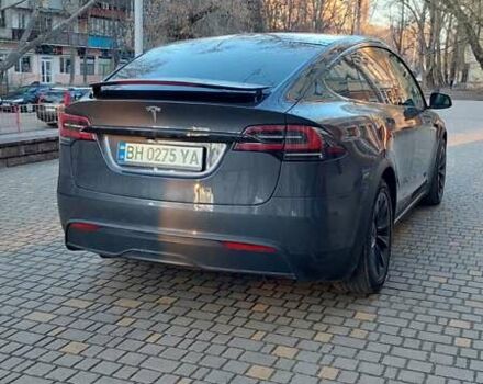 Серый Тесла Модель Х, объемом двигателя 0 л и пробегом 5 тыс. км за 52999 $, фото 4 на Automoto.ua