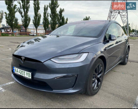 Серый Тесла Модель Х, объемом двигателя 0 л и пробегом 17 тыс. км за 46800 $, фото 3 на Automoto.ua