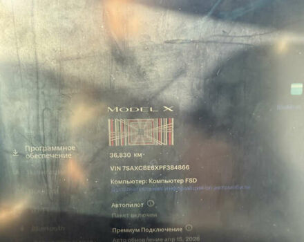 Сірий Тесла Модель Х, об'ємом двигуна 0 л та пробігом 37 тис. км за 35000 $, фото 11 на Automoto.ua