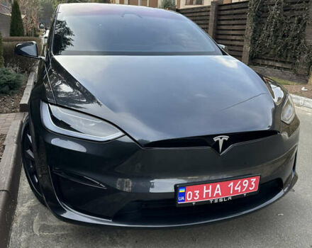 Серый Тесла Модель Х, объемом двигателя 0 л и пробегом 1 тыс. км за 70000 $, фото 1 на Automoto.ua