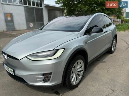 Сірий Тесла Модель Х, об'ємом двигуна 0 л та пробігом 74 тис. км за 21500 $, фото 1 на Automoto.ua