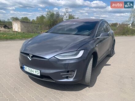Серый Тесла Модель Х, объемом двигателя 0 л и пробегом 121 тыс. км за 23950 $, фото 1 на Automoto.ua