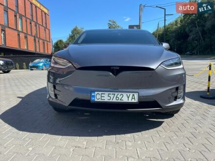 Серый Тесла Модель Х, объемом двигателя 0 л и пробегом 95 тыс. км за 31800 $, фото 1 на Automoto.ua