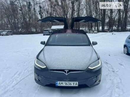 Серый Тесла Модель Х, объемом двигателя 0 л и пробегом 81 тыс. км за 53400 $, фото 1 на Automoto.ua
