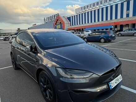 Серый Тесла Модель Х, объемом двигателя 0 л и пробегом 77 тыс. км за 44000 $, фото 1 на Automoto.ua