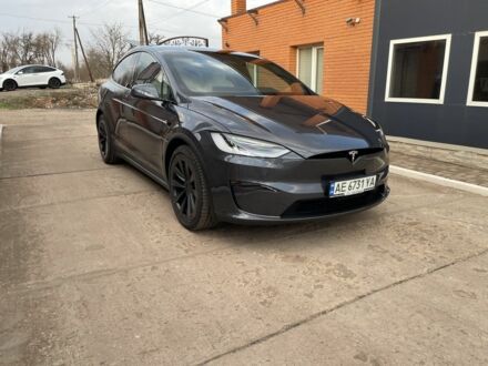 Серый Тесла Модель Х, объемом двигателя 0 л и пробегом 14 тыс. км за 40000 $, фото 1 на Automoto.ua