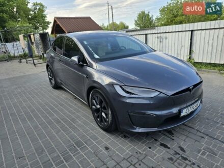 Сірий Тесла Модель Х, об'ємом двигуна 0 л та пробігом 46 тис. км за 50000 $, фото 1 на Automoto.ua