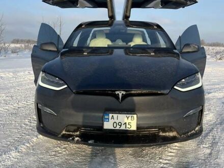 Сірий Тесла Модель Х, об'ємом двигуна 0 л та пробігом 69 тис. км за 49500 $, фото 1 на Automoto.ua