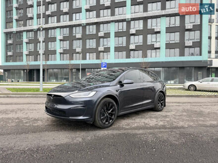 Серый Тесла Модель Х, объемом двигателя 0 л и пробегом 18 тыс. км за 56900 $, фото 1 на Automoto.ua