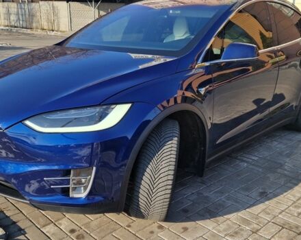 Синий Тесла Модель Х, объемом двигателя 0 л и пробегом 110 тыс. км за 29000 $, фото 1 на Automoto.ua