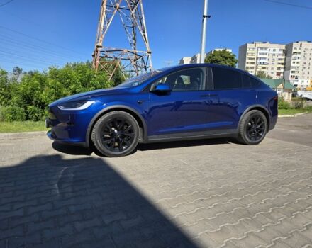 Синий Тесла Модель Х, объемом двигателя 0 л и пробегом 70 тыс. км за 49900 $, фото 2 на Automoto.ua