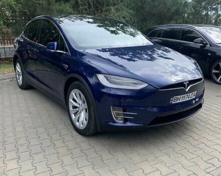 Синий Тесла Модель Х, объемом двигателя 0 л и пробегом 100 тыс. км за 25000 $, фото 1 на Automoto.ua