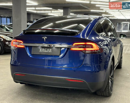Синий Тесла Модель Х, объемом двигателя 0 л и пробегом 152 тыс. км за 28500 $, фото 6 на Automoto.ua