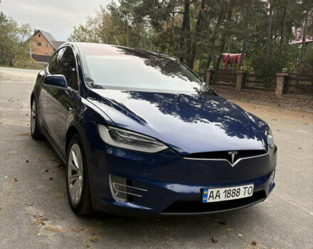Синий Тесла Модель Х, объемом двигателя 0 л и пробегом 140 тыс. км за 35000 $, фото 1 на Automoto.ua