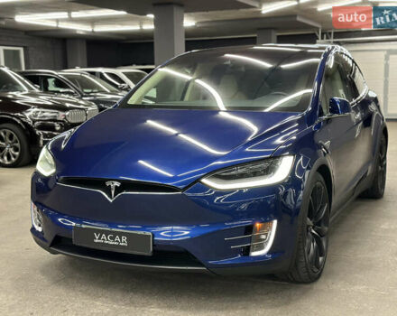 Синий Тесла Модель Х, объемом двигателя 0 л и пробегом 152 тыс. км за 28500 $, фото 10 на Automoto.ua