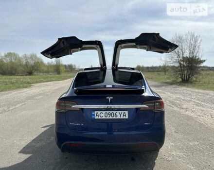 Синий Тесла Модель Х, объемом двигателя 0 л и пробегом 129 тыс. км за 29500 $, фото 11 на Automoto.ua