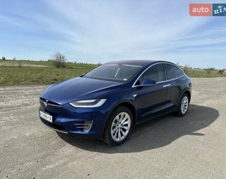 Синій Тесла Модель Х, об'ємом двигуна 0 л та пробігом 143 тис. км за 19500 $, фото 1 на Automoto.ua
