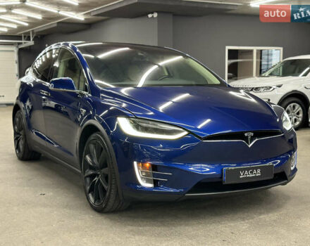 Синий Тесла Модель Х, объемом двигателя 0 л и пробегом 152 тыс. км за 28500 $, фото 8 на Automoto.ua