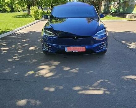 Синий Тесла Модель Х, объемом двигателя 0 л и пробегом 184 тыс. км за 28999 $, фото 3 на Automoto.ua