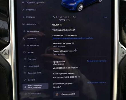 Синій Тесла Модель Х, об'ємом двигуна 0 л та пробігом 143 тис. км за 19500 $, фото 17 на Automoto.ua