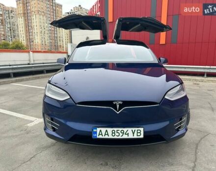 Синій Тесла Модель Х, об'ємом двигуна 0 л та пробігом 145 тис. км за 25900 $, фото 1 на Automoto.ua