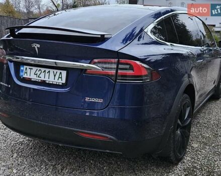 Синий Тесла Модель Х, объемом двигателя 0 л и пробегом 99 тыс. км за 27500 $, фото 11 на Automoto.ua