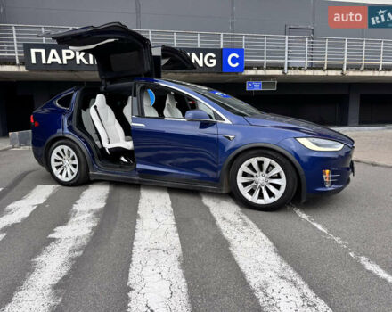 Синий Тесла Модель Х, объемом двигателя 0 л и пробегом 114 тыс. км за 26500 $, фото 18 на Automoto.ua