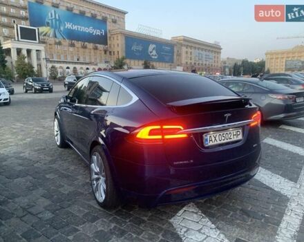 Синий Тесла Модель Х, объемом двигателя 0 л и пробегом 50 тыс. км за 29500 $, фото 1 на Automoto.ua