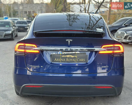 Синій Тесла Модель Х, об'ємом двигуна 0 л та пробігом 123 тис. км за 26700 $, фото 10 на Automoto.ua