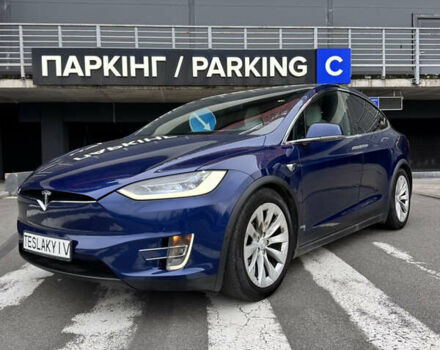 Синий Тесла Модель Х, объемом двигателя 0 л и пробегом 114 тыс. км за 26500 $, фото 4 на Automoto.ua