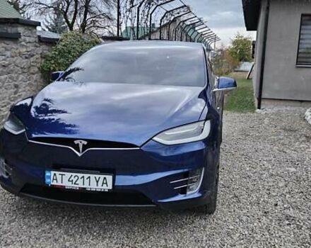 Синий Тесла Модель Х, объемом двигателя 0 л и пробегом 99 тыс. км за 27500 $, фото 7 на Automoto.ua