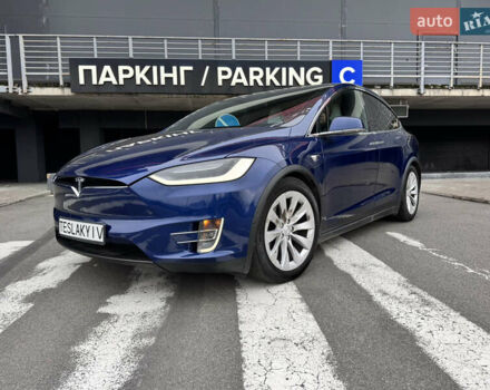 Синий Тесла Модель Х, объемом двигателя 0 л и пробегом 114 тыс. км за 26500 $, фото 5 на Automoto.ua