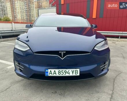 Синій Тесла Модель Х, об'ємом двигуна 0 л та пробігом 145 тис. км за 25900 $, фото 3 на Automoto.ua
