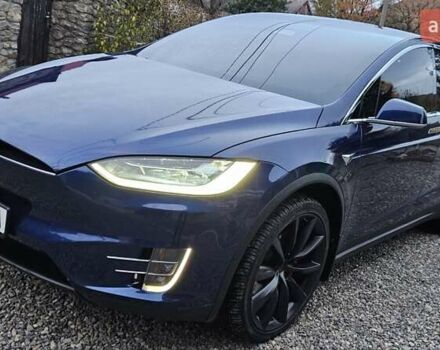 Синий Тесла Модель Х, объемом двигателя 0 л и пробегом 99 тыс. км за 27500 $, фото 19 на Automoto.ua