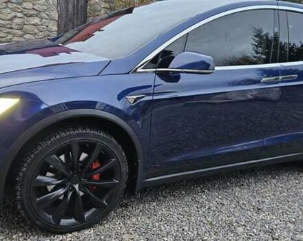 Синий Тесла Модель Х, объемом двигателя 0 л и пробегом 99 тыс. км за 27500 $, фото 16 на Automoto.ua