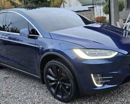 Синий Тесла Модель Х, объемом двигателя 0 л и пробегом 99 тыс. км за 27500 $, фото 17 на Automoto.ua