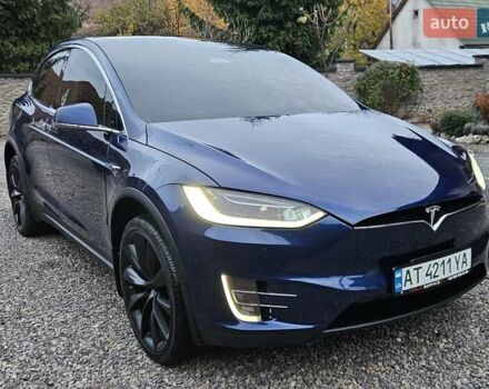 Синий Тесла Модель Х, объемом двигателя 0 л и пробегом 99 тыс. км за 27500 $, фото 16 на Automoto.ua