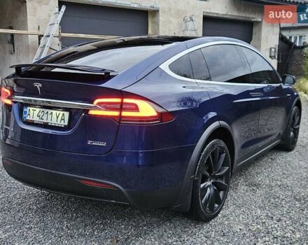 Синий Тесла Модель Х, объемом двигателя 0 л и пробегом 99 тыс. км за 27500 $, фото 14 на Automoto.ua