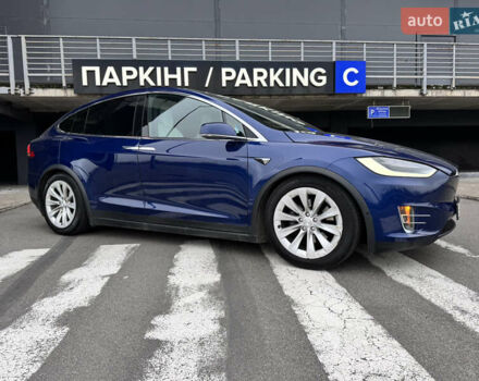 Синий Тесла Модель Х, объемом двигателя 0 л и пробегом 114 тыс. км за 26500 $, фото 7 на Automoto.ua