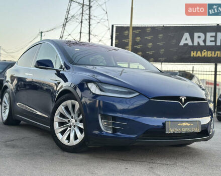 Синій Тесла Модель Х, об'ємом двигуна 0 л та пробігом 123 тис. км за 26700 $, фото 2 на Automoto.ua
