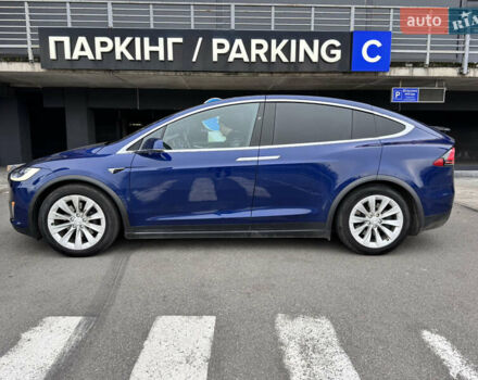 Синий Тесла Модель Х, объемом двигателя 0 л и пробегом 114 тыс. км за 26500 $, фото 2 на Automoto.ua