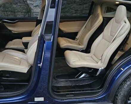 Синий Тесла Модель Х, объемом двигателя 0 л и пробегом 99 тыс. км за 27500 $, фото 1 на Automoto.ua