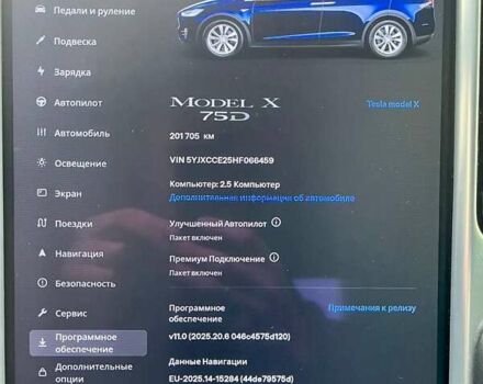 Синій Тесла Модель Х, об'ємом двигуна 0 л та пробігом 195 тис. км за 21500 $, фото 21 на Automoto.ua