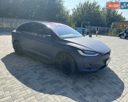 Синій Тесла Модель Х, об'ємом двигуна 0 л та пробігом 123 тис. км за 59500 $, фото 5 на Automoto.ua