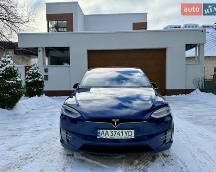 Синій Тесла Модель Х, об'ємом двигуна 0 л та пробігом 200 тис. км за 20900 $, фото 14 на Automoto.ua