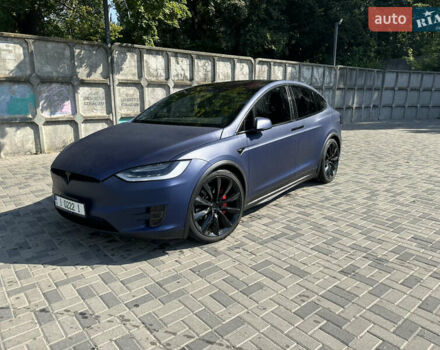 Синій Тесла Модель Х, об'ємом двигуна 0 л та пробігом 123 тис. км за 59500 $, фото 9 на Automoto.ua