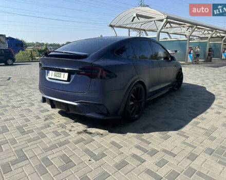Синій Тесла Модель Х, об'ємом двигуна 0 л та пробігом 123 тис. км за 59500 $, фото 3 на Automoto.ua